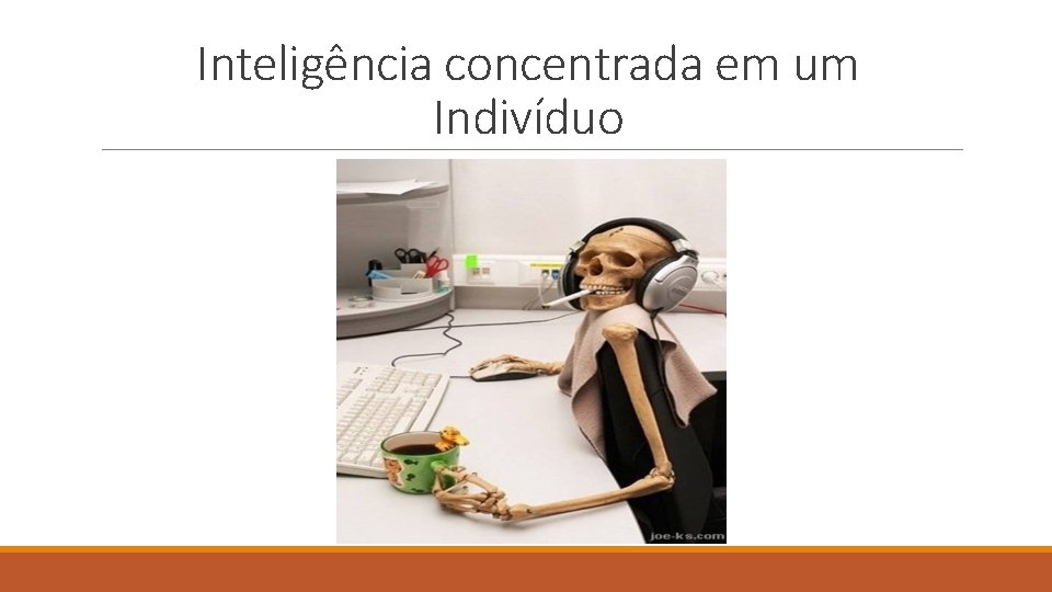 Inteligência concentrada em um Indivíduo 