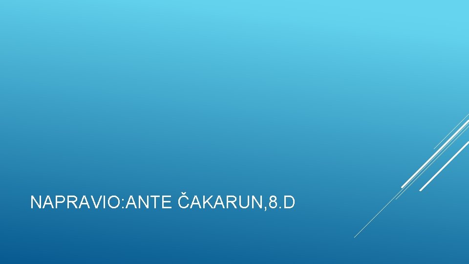 NAPRAVIO: ANTE ČAKARUN, 8. D 