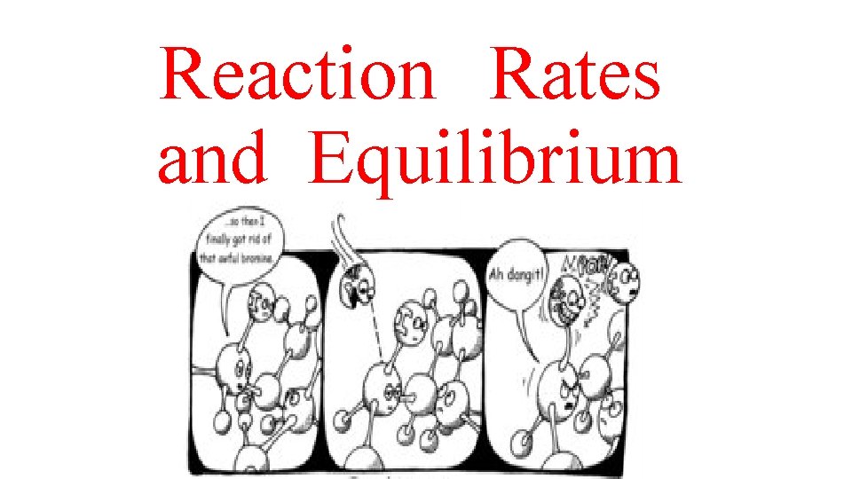 Reaction Rates and Equilibrium 