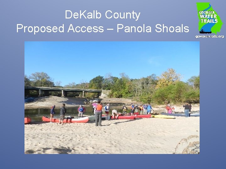 De. Kalb County Proposed Access – Panola Shoals 