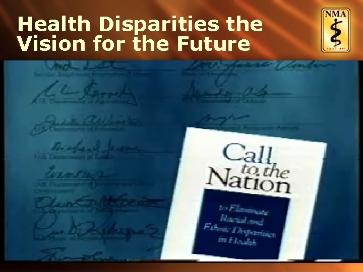 Health Disparities the Vision for the Future 