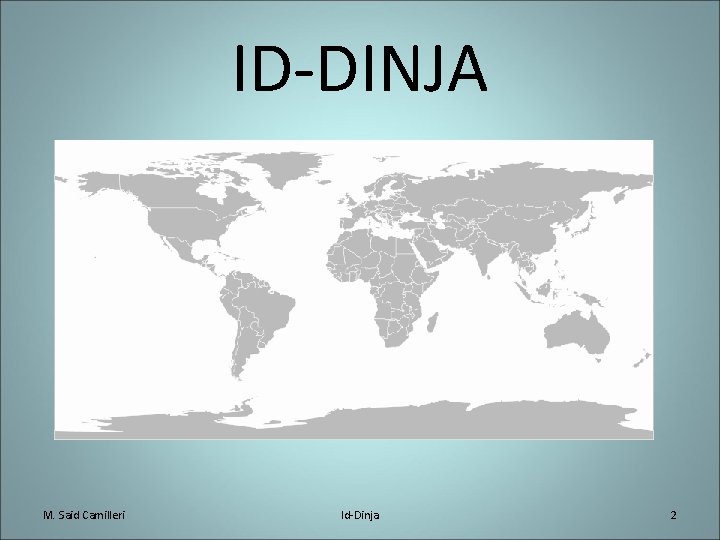 ID-DINJA M. Said Camilleri Id-Dinja 2 
