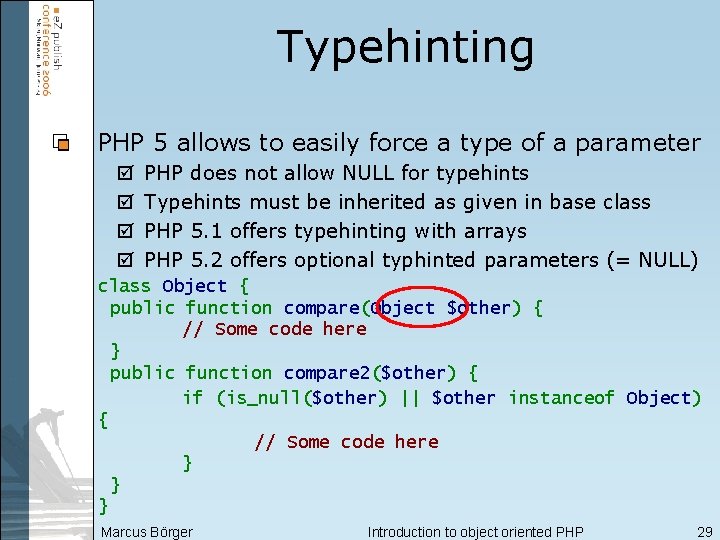 Introduction To Object Oriented Php Marcus Brger E