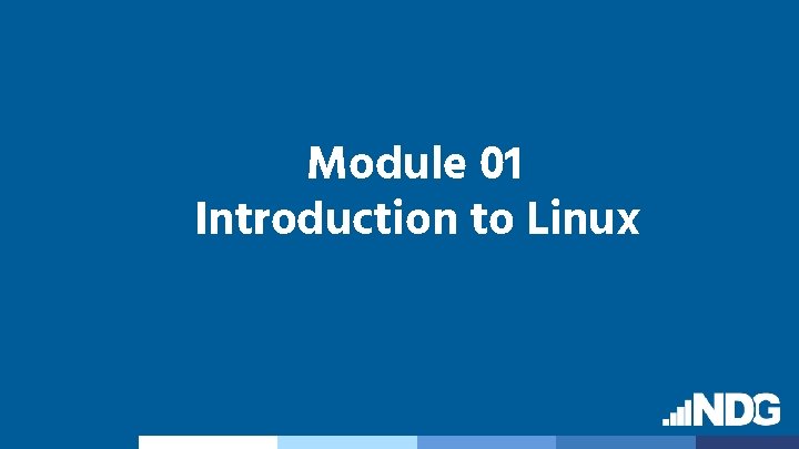 Module 01 Introduction to Linux 