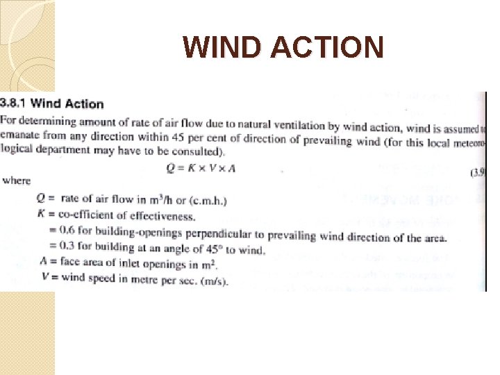 WIND ACTION 