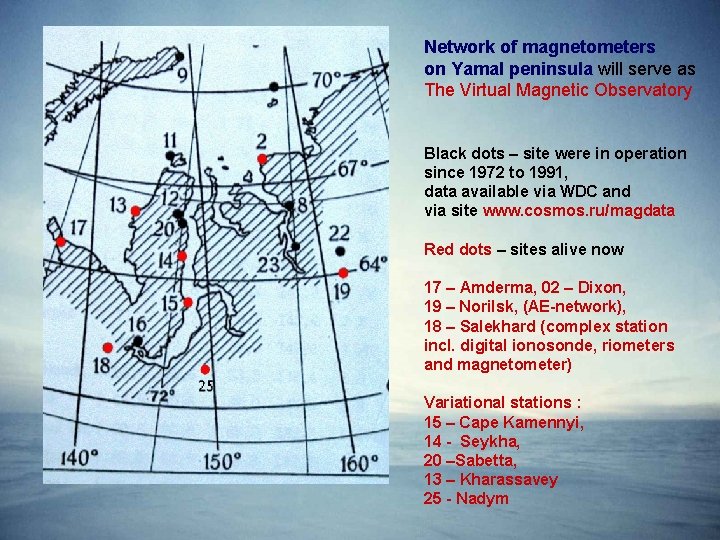 Network of magnetometers on Yamal peninsula will serve as The Virtual Magnetic Observatory Black