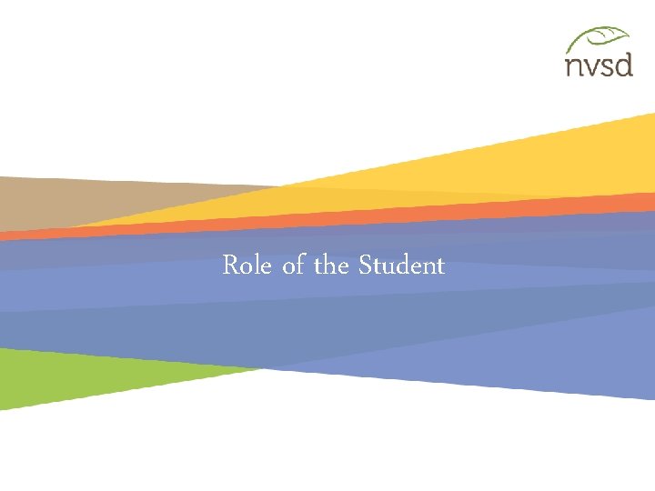 Role of the Student 