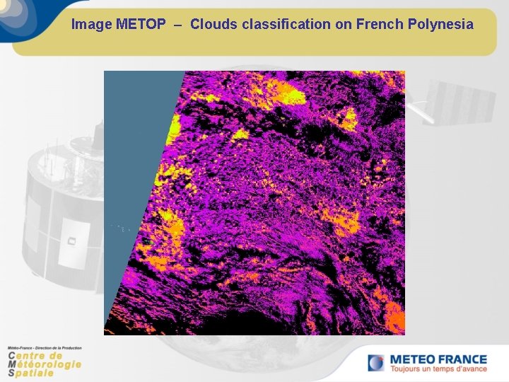 Image METOP – Clouds classification on French Polynesia 