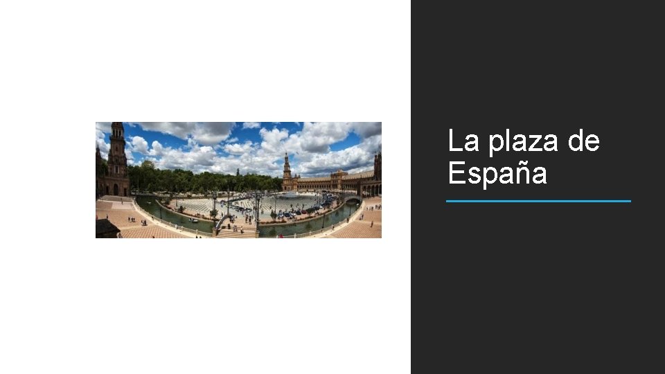 La plaza de España 
