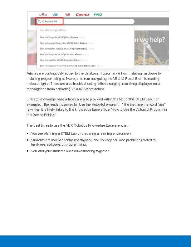 Articles are continuously added to the database. Topics range from installing hardware to installing