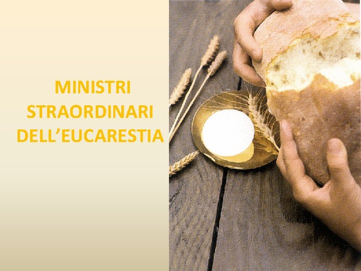 MINISTRI STRAORDINARI DELL’EUCARESTIA 