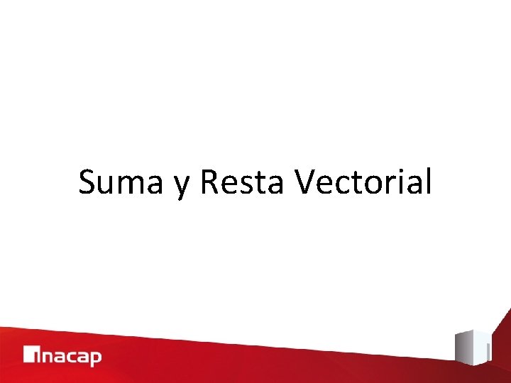 Suma y Resta Vectorial 