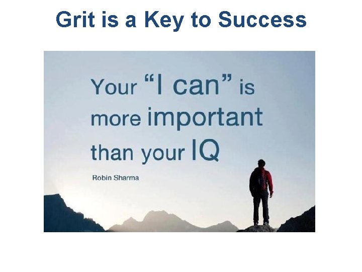 Grit is a Key to Success 