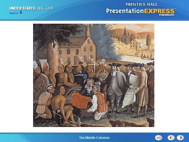Section 5 The Middle Colonies Chapter 2 Section