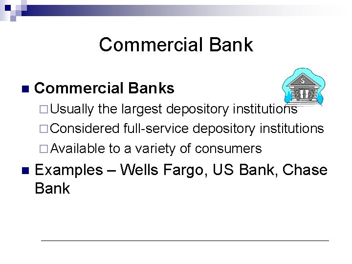 1 7 3 G 1 Depository Institutions Take