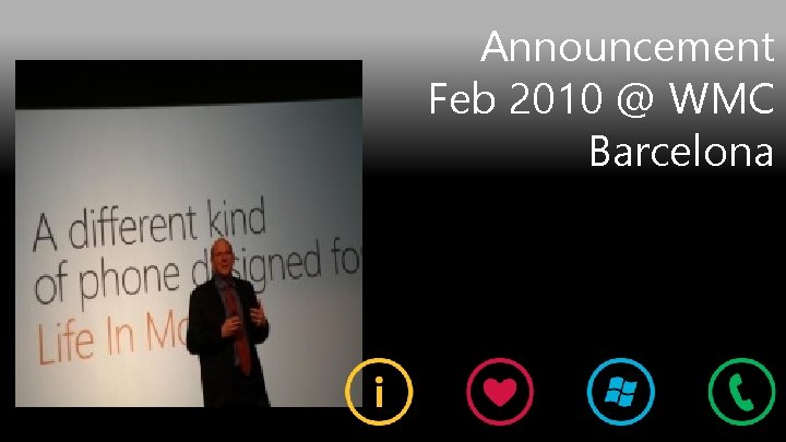 Announcement Feb 2010 @ WMC Barcelona 