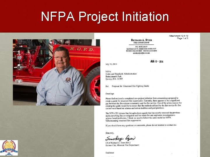 NFPA Project Initiation 