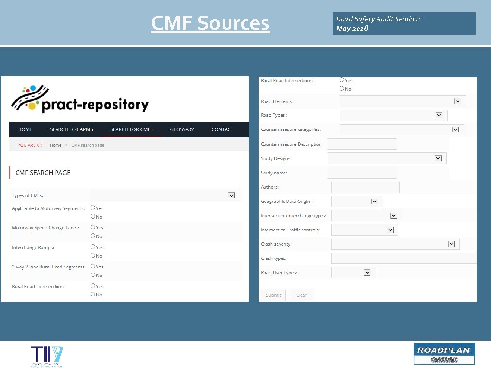CMF Sources Road Safety Audit Seminar May 2018 