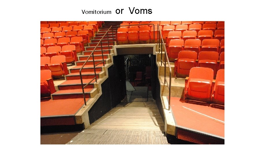 Vomitorium or Voms 