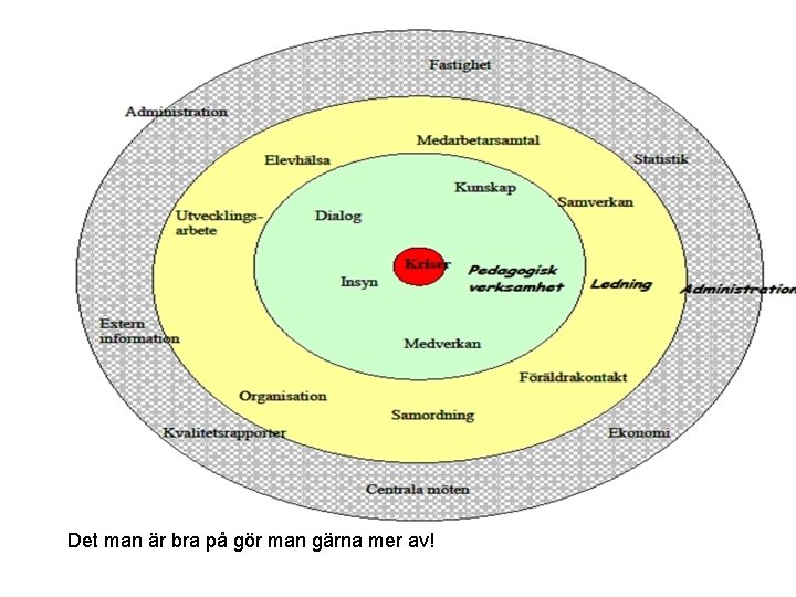 Det man är bra på gör man gärna mer av! 