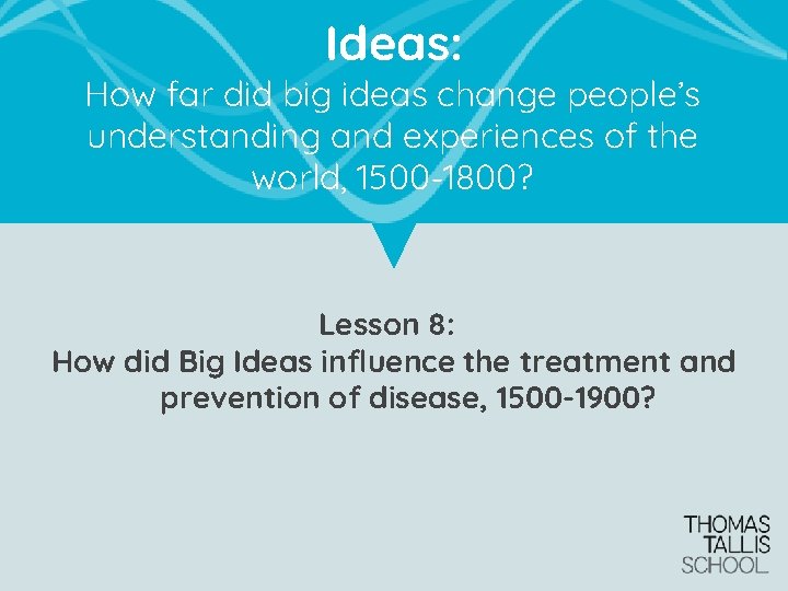 Ideas: How far did big ideas change people’s understanding and experiences of the world,