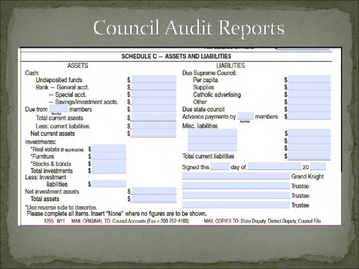 Council Audit Reports. Council Audit Reports.