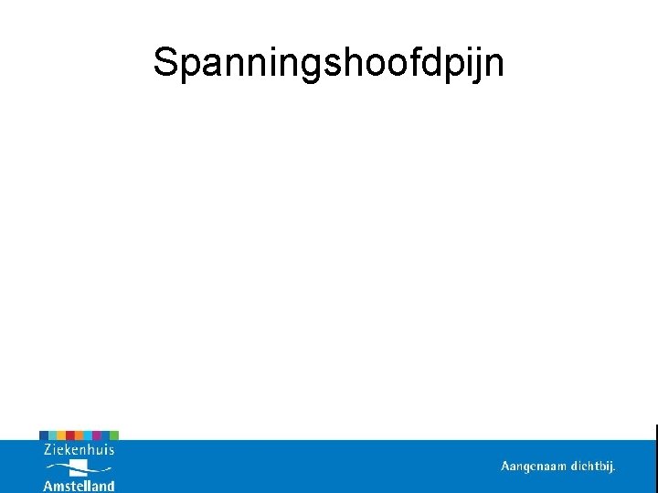 Spanningshoofdpijn 