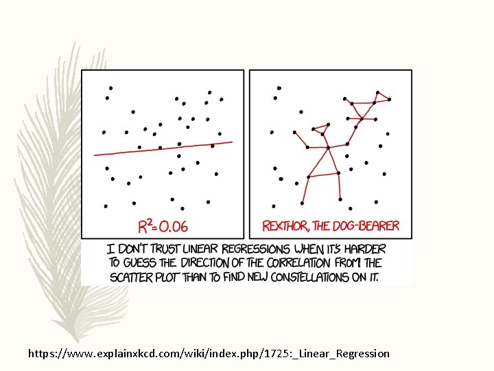 https: //www. explainxkcd. com/wiki/index. php/1725: _Linear_Regression 