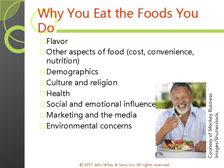 Why You Eat the Foods You Do � Flavor � Other aspects of food
