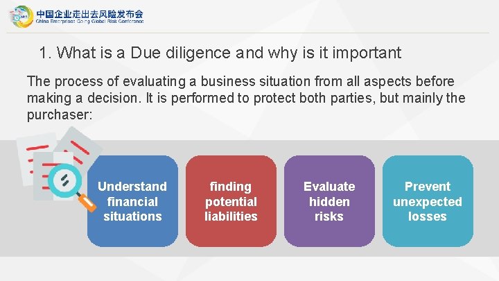 1. What is a Due diligence and why is it important The process of 1. What is a Due diligence and why is it important The process of