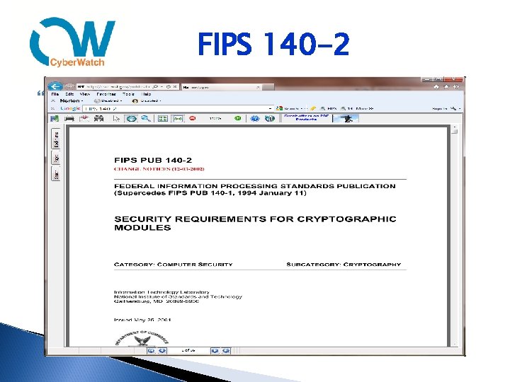 FIPS 140 -2 