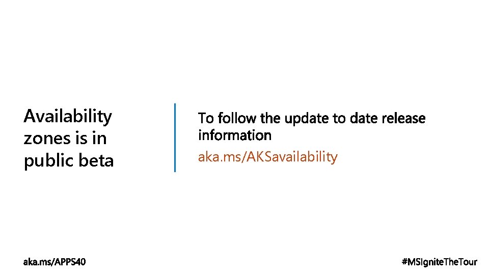 Availability zones is in public beta aka. ms/AKSavailability 