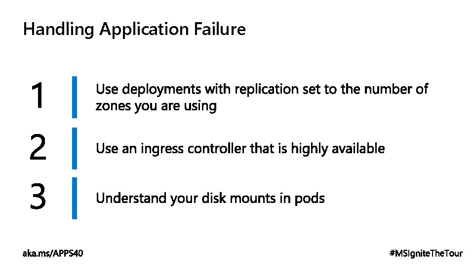 Handling Application Failure 