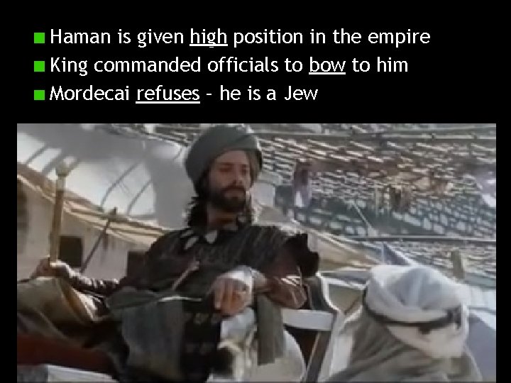 Haman is given high position in the empire King commanded officials to bow to