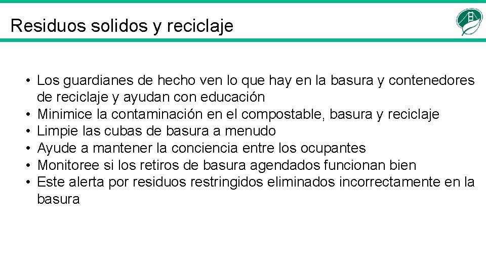 Residuos solidos y reciclaje • Los guardianes de hecho ven lo que hay en