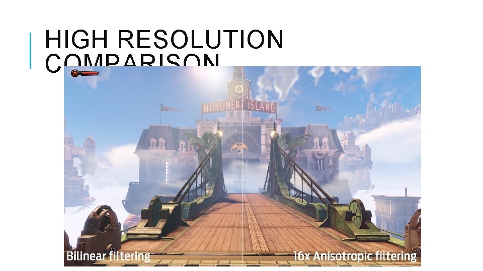 HIGH RESOLUTION COMPARISON HIGH RESOLUTION COMPARISON