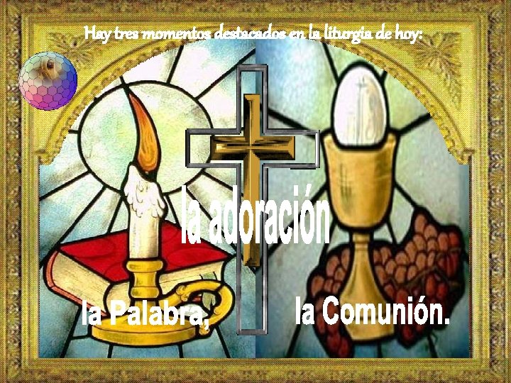 Hay tres momentos destacados en la liturgia de hoy: 