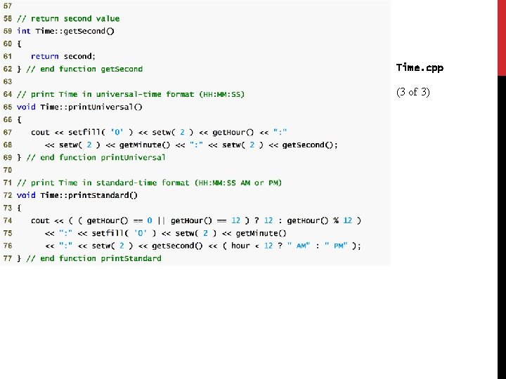 Time. cpp (3 of 3) 