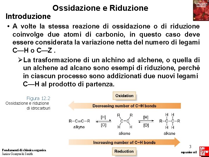 Introduzione Ossidazione e Riduzione • A volte la stessa reazione di ossidazione o di