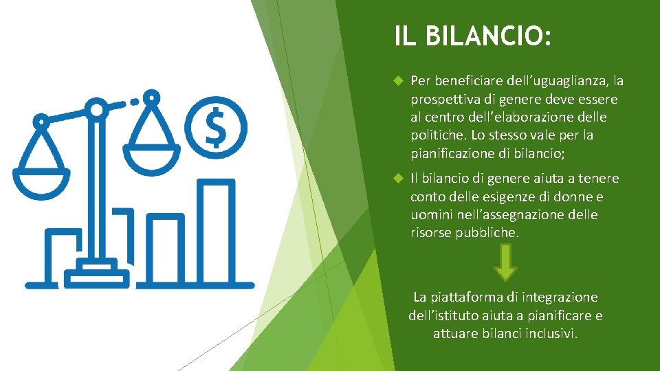 IL BILANCIO: Per beneficiare dell’uguaglianza, la prospettiva di genere deve essere al centro dell’elaborazione