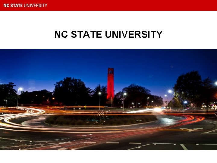 NC STATE UNIVERSITY 