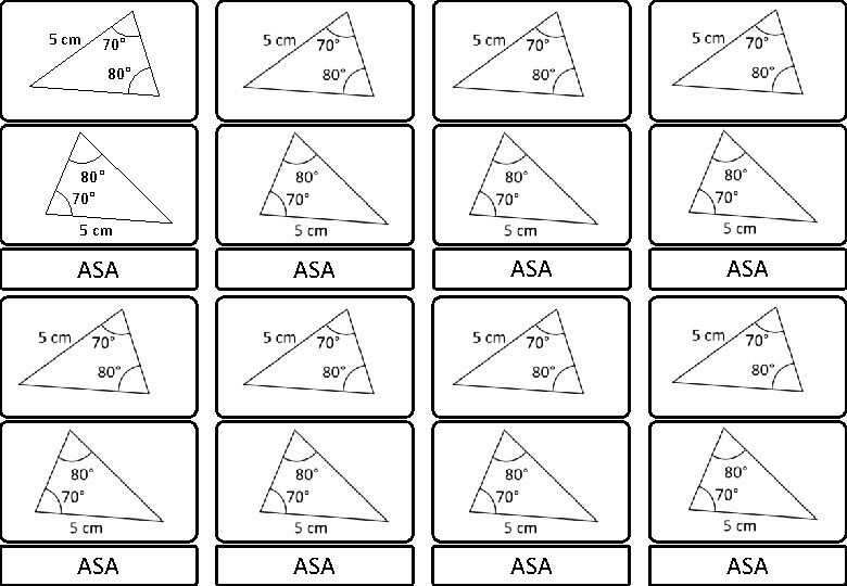 5 cm 70° 80° 70° 5 cm ASA ASA 
