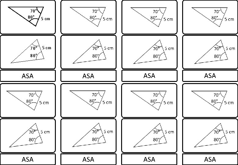 70° 80° 5 cm 70° 5 cm 80° ASA ASA 