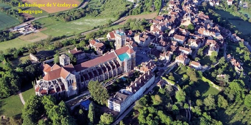 La basilique de Vézelay en Bourgogne 