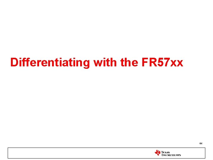 Differentiating with the FR 57 xx 64 