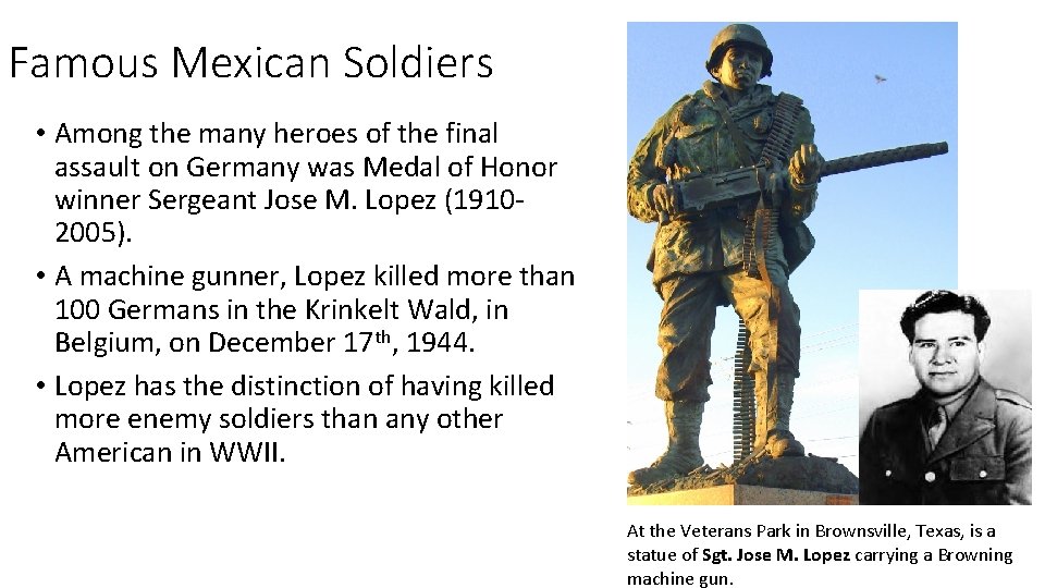 Famous Mexican Soldiers • Among the many heroes of the final assault on Germany