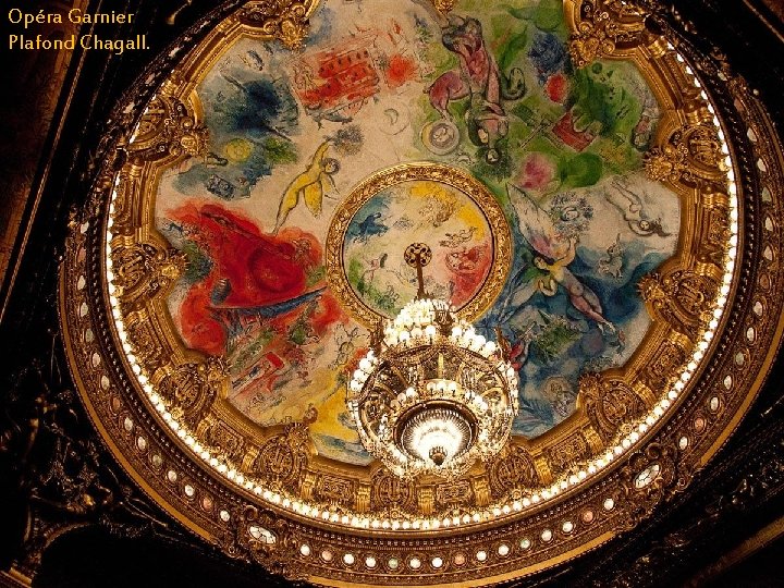 Opéra Garnier Plafond Chagall. 
