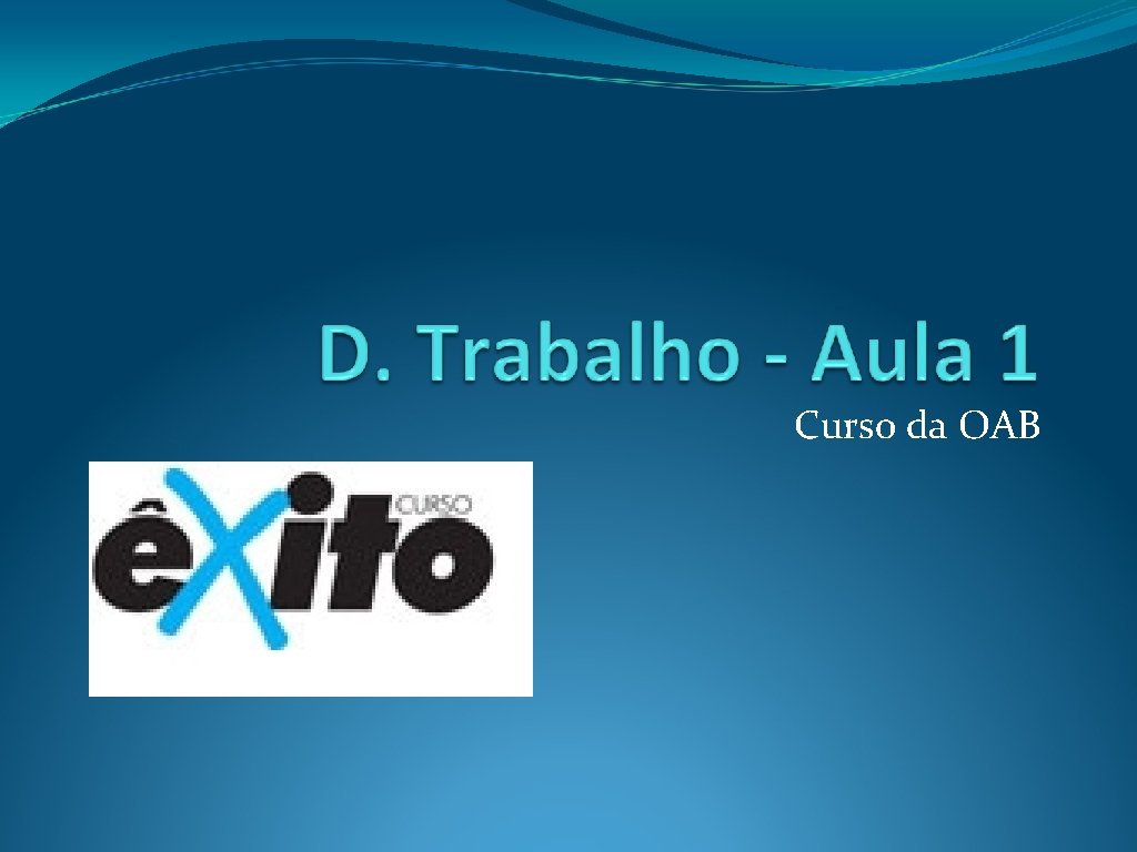 Curso da OAB 