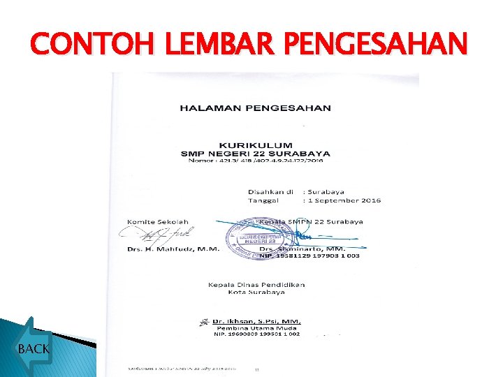 CONTOH LEMBAR PENGESAHAN BACK 