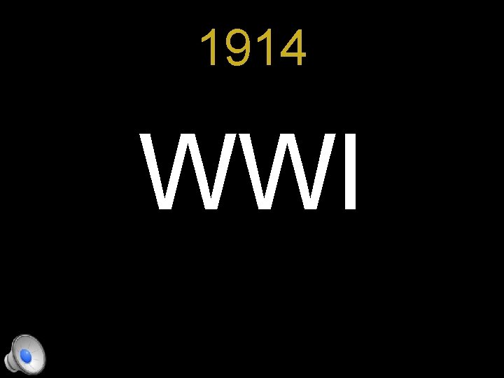 1914 WWI 